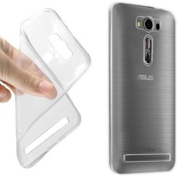 Plonas silikoninis dėklas - skaidrus (Zenfone 2 Laser Ze500kl)